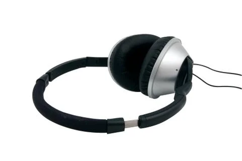 Headphones with clipping path Stock Photos