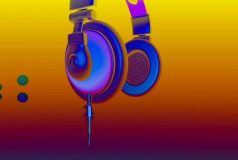 Headphones 스톡 동영상 514622