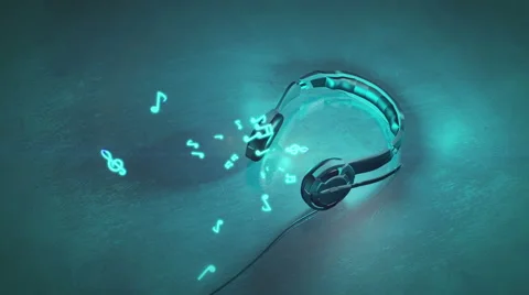 Headphones Stock Footage 40684489