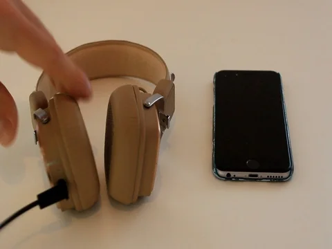 Headphones Stock Footage 86279201