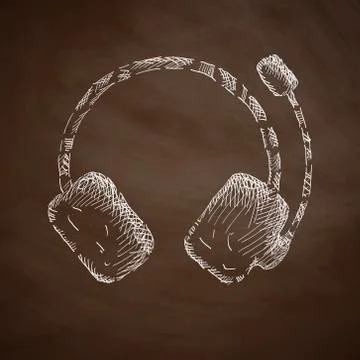 Headphones icon Stock Illustration
