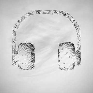 Headphones icon Stock Illustration