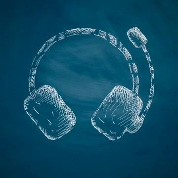 Headphones icon Stock Illustration
