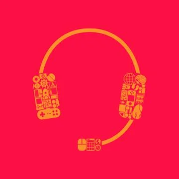 Headphones icon Stock Illustration