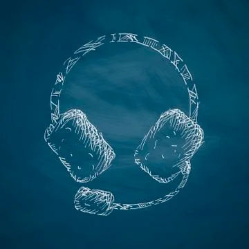 Headphones icon Stock Illustration