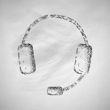 Headphones icon Stock Illustration
