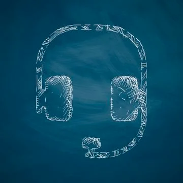 Headphones icon Stock Illustration