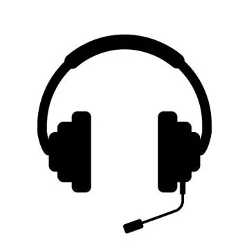 Headphones icon Vector. Stock Illustration