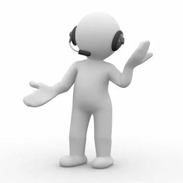 Headphones Illustrazione stock