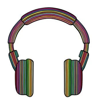 Headphones Stock Illustration
