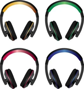 Headphones Stock Illustration