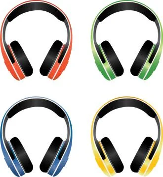 Headphones Stock Illustration