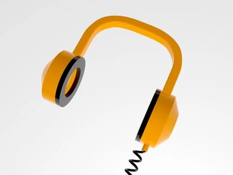 Headphones Ilustración de archivo