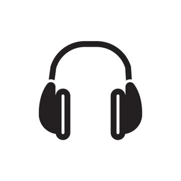 Headphones Illustrazione stock