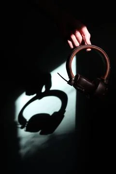 Headphones. Stock Photos