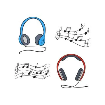 Headphones vector illustration Stock Illustration