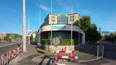 Headquarter of UNHCR Stock Footage 339111855