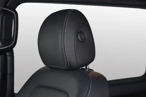 Headrest on a car seat Stock Photos
