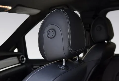 Headrest on a car seat Stock Photos