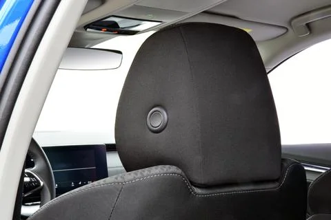 Headrest on a car seat Stock Photos
