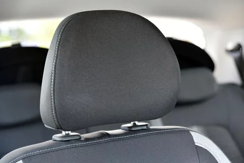 Headrest on a car seat Stock Photos