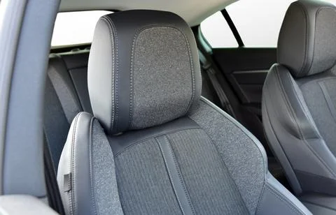 Headrest on a car seat Stock Photos