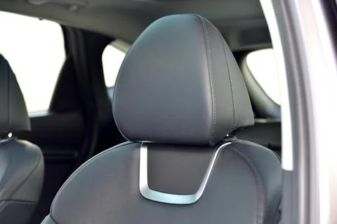 Headrest on a car seat Stock Photos