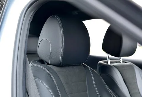 Headrest on a car seat Stock Photos