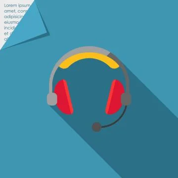 Headset icon 스톡 일러스트