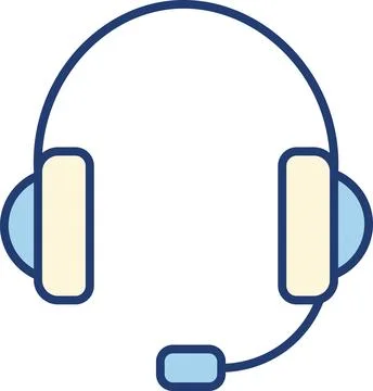 Headset Stock Illustration