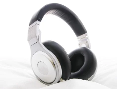 Headset isolated in white Stock Photos