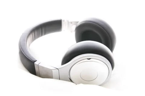 Headset isolated in white Stock Photos