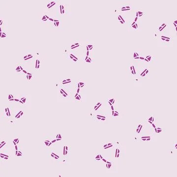 Headset microphone gaming pc glyph seamless pattern Illustrazione stock