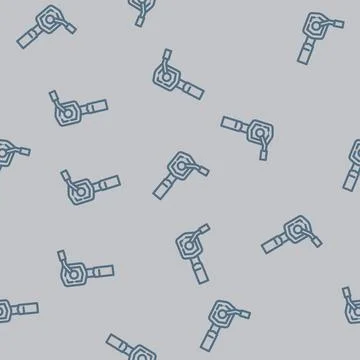 Headset microphone gaming pc line vector seamless pattern Stockillustratie