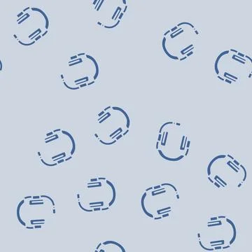 Headset microphone hybrid work glyph vector seamless pattern Stock Illustration
