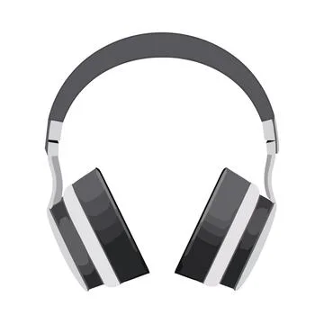 Headset for personal listening experience Stock Illustration