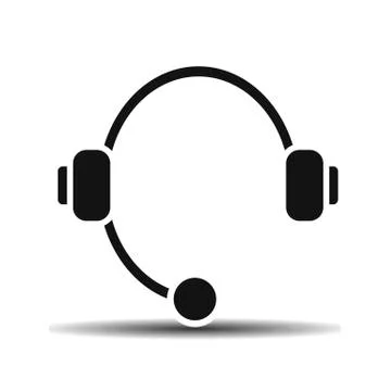 Headset technical support Stock Illustration