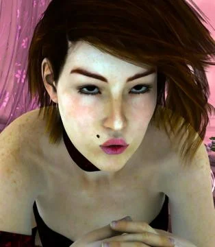 Headshot Stock Illustration