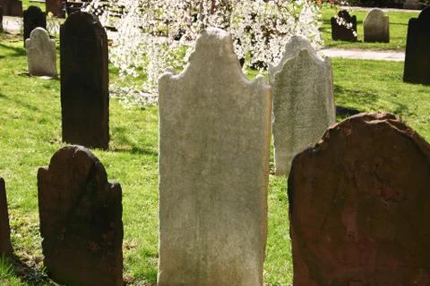 Headstones Stock Photos