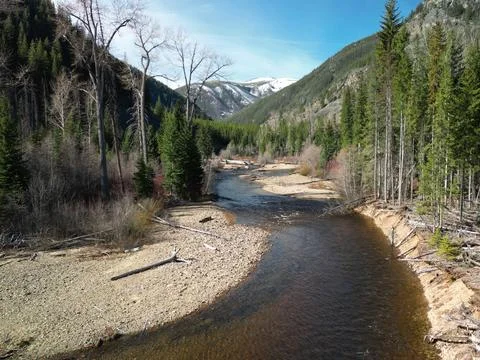 Headwaters of the Ashnola River Stock Photos