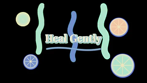 Heal gently with soft designs and colorful elements in abstract art Stock Footage 344584844