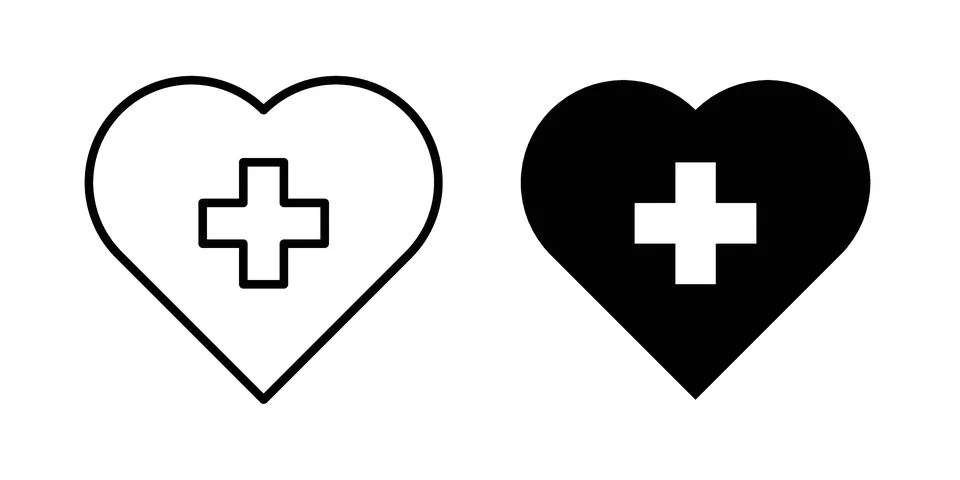 Heal icon set, collection of vector icons Stock Illustration