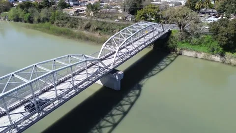 Healdsburg Memorial Bridge Stock Footage 239357877