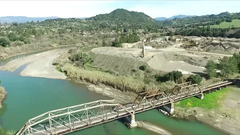 Healdsburg Russian River Stock Footage 80211161