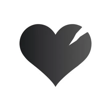 Heale broken heart vector icon. Symbol, logo illustration. Vector illustratio Stock Illustration