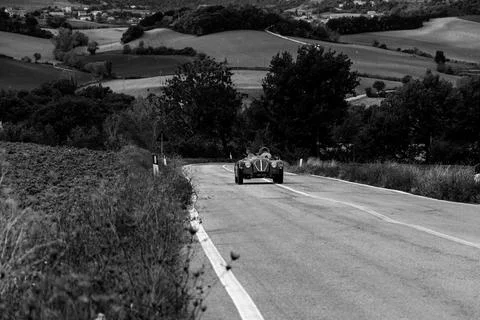 HEALEY NASH HEALEY PROTOTYPE 1949 on an old racing car in rally Mille Miglia Foto stock