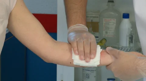 Healing bleeding Video stock 35848163