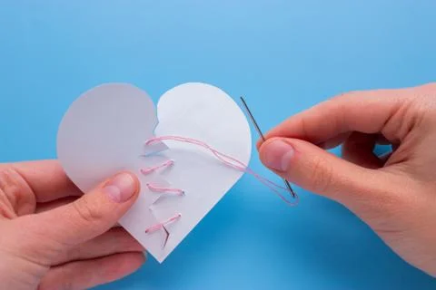 Healing broken heart Stock Photos