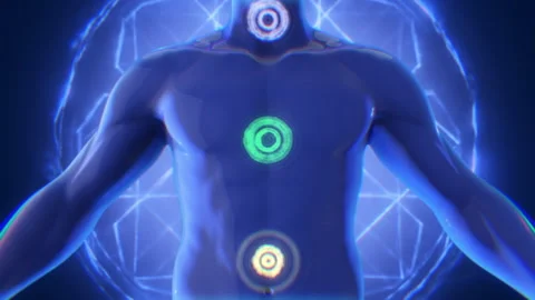 Healing with the Chackra Stock Footage 262760146