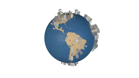 Healing Globe - 3d looping animation of the Earth turning Stock Footage 131756505